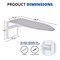 Ivation Foldable Ironing Board, Down Folding Wall-Mount
